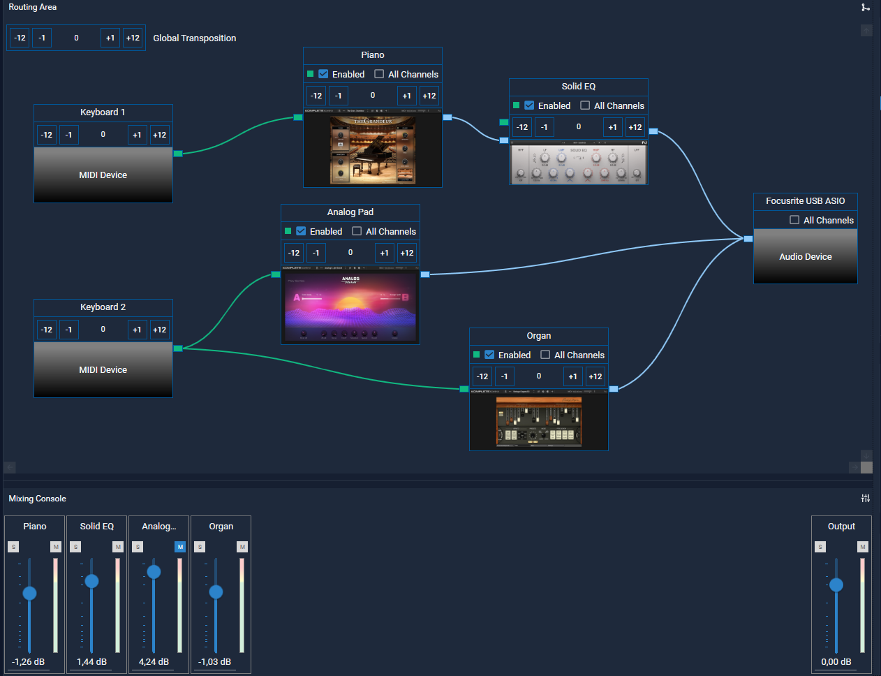 SoundManager Routing Area Mixer Trial Download SoundManager VST Host – Routing-Bereich und Mischpult – 30 Tage kostenlos testen